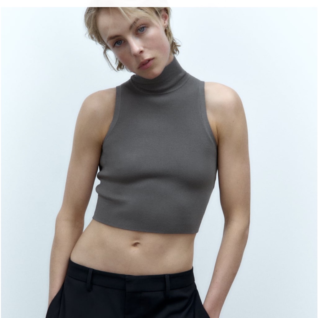 Zara Basic Knit Top